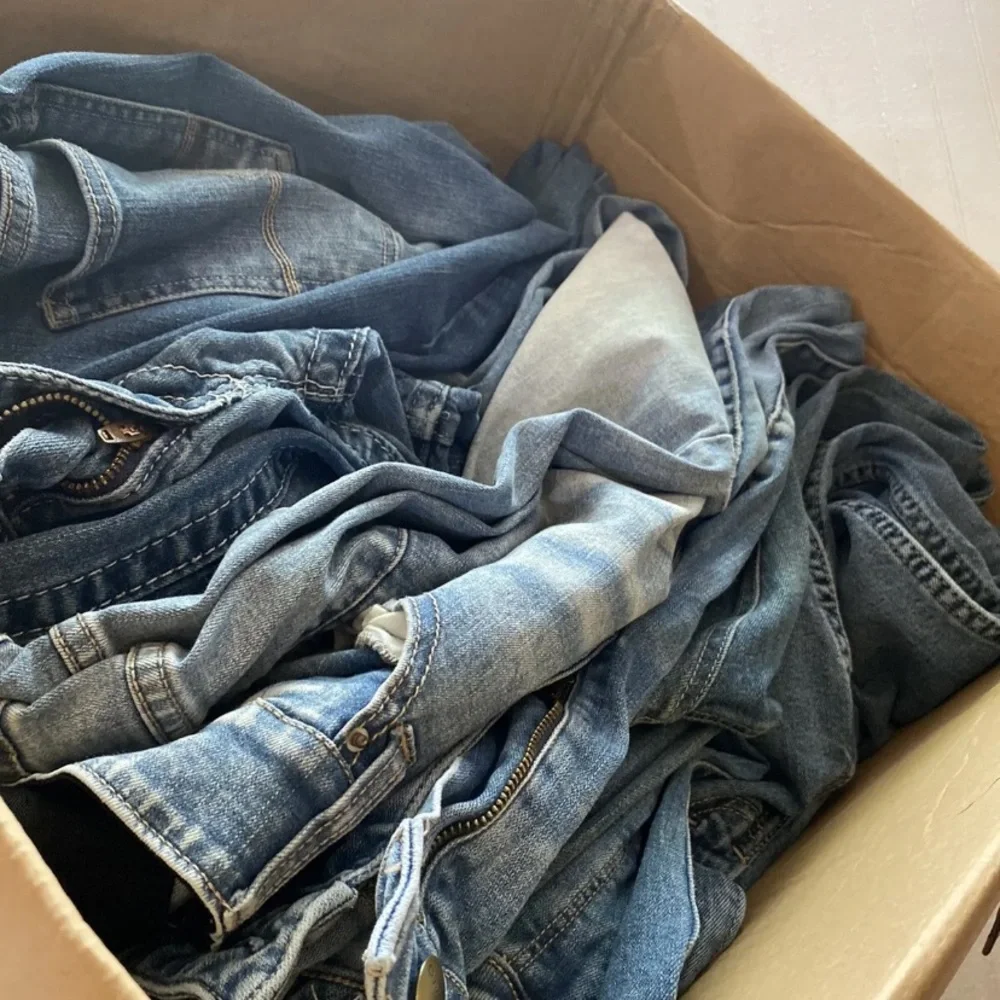 Mystery box 20 pcs lot Jeans lot 90s High Rise Low Rise Flare & Skinny